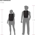 SwissGear 3598 Backpack Narrow Daypack, Black Ballistic, 18-Inch - Image 9