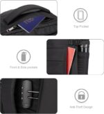 Tzowla 40L Expandable Travel Laptop Backpack for Men Women Carry on Flight Appro... - Image 5