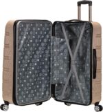 Rockland Melbourne Hardside Expandable Spinner Wheel Luggage, Champagne, 2 Piece... - Image 6