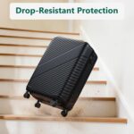 21 Inch Carry On Luggage, ABS Hardside Suitcase with Spinner Wheels, Airline-App... - Image 6