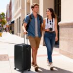 21 Inch Carry On Luggage, ABS Hardside Suitcase with Spinner Wheels, Airline-App... - Image 7