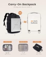 LOVEVOOK Travel Backpack for Women & Men, 40L TSA Approved Carry On Backpack wit... - Image 4