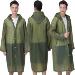 Cosowe Rain Ponchos for Adults Reusable, 2 Pcs Raincoats Emergency for Women Men... - Image 7