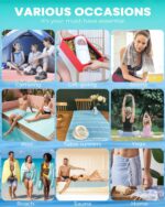 Antfuny Turkish Beach Towels Vacation Essentials Quick Dry Sand Free Oversized B... - Image 7