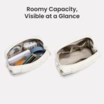 tomtoc Electronics Organizer Travel Case, Soft Puffy Organizer Bag Birthday Chri... - Image 4