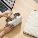 tomtoc Electronics Organizer Travel Case, Soft Puffy Organizer Bag Birthday Chri... - Image 6