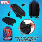 Marvel Avengers Spiderman Kids Suitcase Foldable Carry On Luggage with Wheels Li... - Image 5