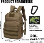 Kids Tactical Backpack Army Molle Bookbag Military Boys Backpack for School, Out... - Image 3