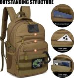 Kids Tactical Backpack Army Molle Bookbag Military Boys Backpack for School, Out... - Image 4