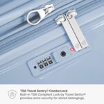 Traveler's Choice Edinburgh II Hardside Spinner Luggage, TSA Lock, Blue, 21" Car... - Image 4