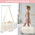 BTOOP Duffle Bag for Gym Sports Women Girls Workout Travel Bag Weekender with Sh... - Image 3