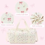 BTOOP Duffle Bag for Gym Sports Women Girls Workout Travel Bag Weekender with Sh... - Image 5