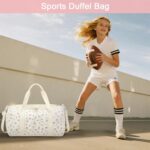 BTOOP Duffle Bag for Gym Sports Women Girls Workout Travel Bag Weekender with Sh... - Image 8