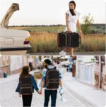 Travel Carry On Backpack for Women with 4 Packing Cubes,TSA Airline Approved Wee... - Image 3