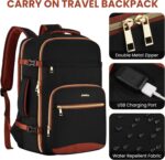 Travel Carry On Backpack for Women with 4 Packing Cubes,TSA Airline Approved Wee... - Image 4
