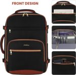 Travel Carry On Backpack for Women with 4 Packing Cubes,TSA Airline Approved Wee... - Image 5