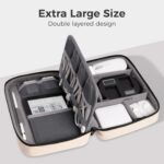 pack all Electronic Organizer Plus, Larger Capcity Cable Organizer Bag, Shockpro... - Image 6