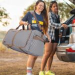 80L Duffle Bag for Travel, Large Foldable Waterproof Travel Duffel Bags Weekende... - Image 10