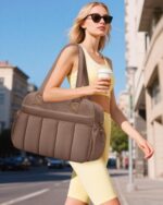 oscaurt Gym Bag for Women Lightweight Duffle Bag for Travel with Toiletry Pouch ... - Image 3