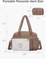 oscaurt Gym Bag for Women Lightweight Duffle Bag for Travel with Toiletry Pouch ... - Image 4