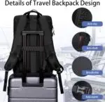 HOMIEE Travel Backpack 40L TSA Friendly Flight Approved Carry-on Luggage, Waterp... - Image 6