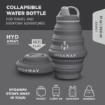 HYDAWAY 17oz Collapsible Water Bottle - BPA-Free, Leakproof, Lightweight, and Sp... - Image 3