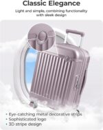 BAGSMART Carry On Luggage 22x14x9 Airline Approved with Spinner Wheels, Travel T... - Image 3