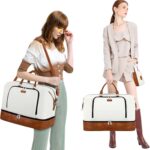 Travel Weekender Bag for Women, 21" Overnight Bag with Shoe Compartment 50L Larg... - Image 3