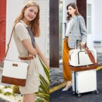 Travel Weekender Bag for Women, 21" Overnight Bag with Shoe Compartment 50L Larg... - Image 4