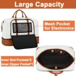 Travel Weekender Bag for Women, 21" Overnight Bag with Shoe Compartment 50L Larg... - Image 7