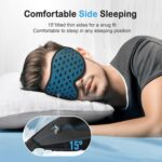 LitBear Breathable Sleep Mask, 3D Eye Mak Sleep for Side Sleepers Women Men, Lig... - Image 4