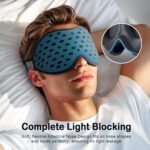 LitBear Breathable Sleep Mask, 3D Eye Mak Sleep for Side Sleepers Women Men, Lig... - Image 5