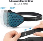 LitBear Breathable Sleep Mask, 3D Eye Mak Sleep for Side Sleepers Women Men, Lig... - Image 7