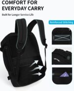 ECOHUB Carry On Travel Backpack, Expandable Airlines Personal Item Bag 18x14x8, ... - Image 8