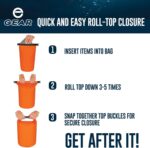 Enthusiast Gear Dry Bag 15L – Waterproof Floating Roll Top Dry Sack for Kayaking... - Image 5