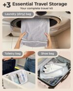 BAGSMART Vacuum Storage Bags for Travel with Rechargeable Air Pump, Portable Spa... - Image 5
