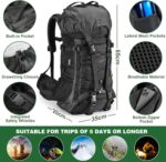 Premium Hiking Camping Backpack Set, Casual Style with Inflatable Sleeping Pad, ... - Image 3