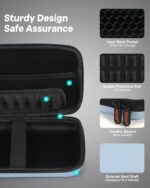 Shockproof Hard Shell Carrying Case - Light-Blue Case for External Hard Drive, P... - Image 5