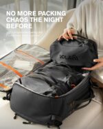 Tolaccea Travel Backpack Carry On 40L, Large Laptop Backpack with 3 Packing Cube... - Image 3