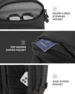 Tolaccea Travel Backpack Carry On 40L, Large Laptop Backpack with 3 Packing Cube... - Image 6