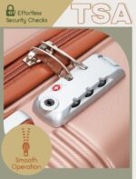 Carry On Luggage 22x14x9 Airline Approved, 20-inch Hard Shell Suitcases with Whe... - Image 5