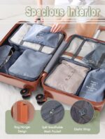 Carry On Luggage 22x14x9 Airline Approved, 20-inch Hard Shell Suitcases with Whe... - Image 6