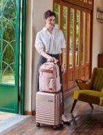 Carry On Luggage 22x14x9 Airline Approved, 20-inch Hard Shell Suitcases with Whe... - Image 8