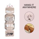 BAGSMART Toiletry Bag Travel Bag with Hanging Hook, Water-resistant Makeup Cosme... - Image 6