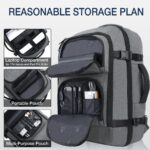 Dinictis Travel Backpack Carry on Flight Approved, Backpack Suitcase for Travel,... - Image 3