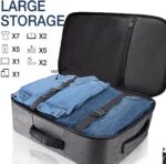 Dinictis Travel Backpack Carry on Flight Approved, Backpack Suitcase for Travel,... - Image 5