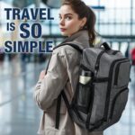 Dinictis Travel Backpack Carry on Flight Approved, Backpack Suitcase for Travel,... - Image 7