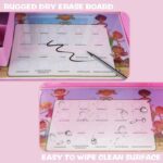 MENZOKE Kids Travel Tray for Toddler Car Seat, Road Trip Activities for Kids wit... - Image 4