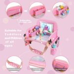 MENZOKE Kids Travel Tray for Toddler Car Seat, Road Trip Activities for Kids wit... - Image 5