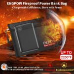 ENGPOW Fireproof Organizer Travel Bag,Heat Insulated＆Explosion-Proof Electronic ... - Image 3
